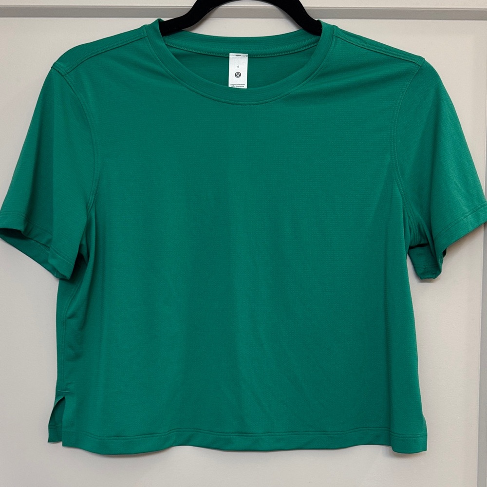 lululemon athletica Teal Short Sleeve Tee